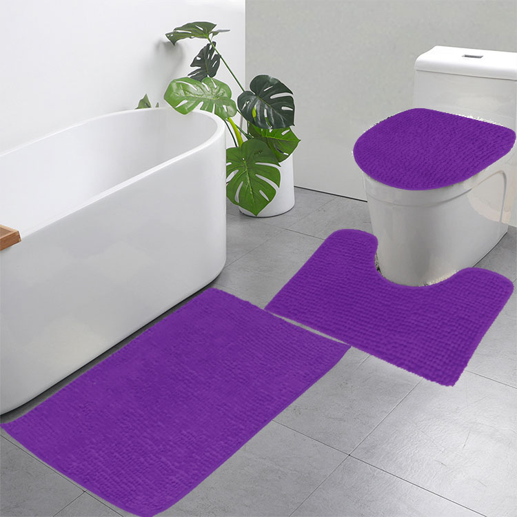 YWYY-01 Bathroom mat chenille bathroom rug microfiber non slip bath mat