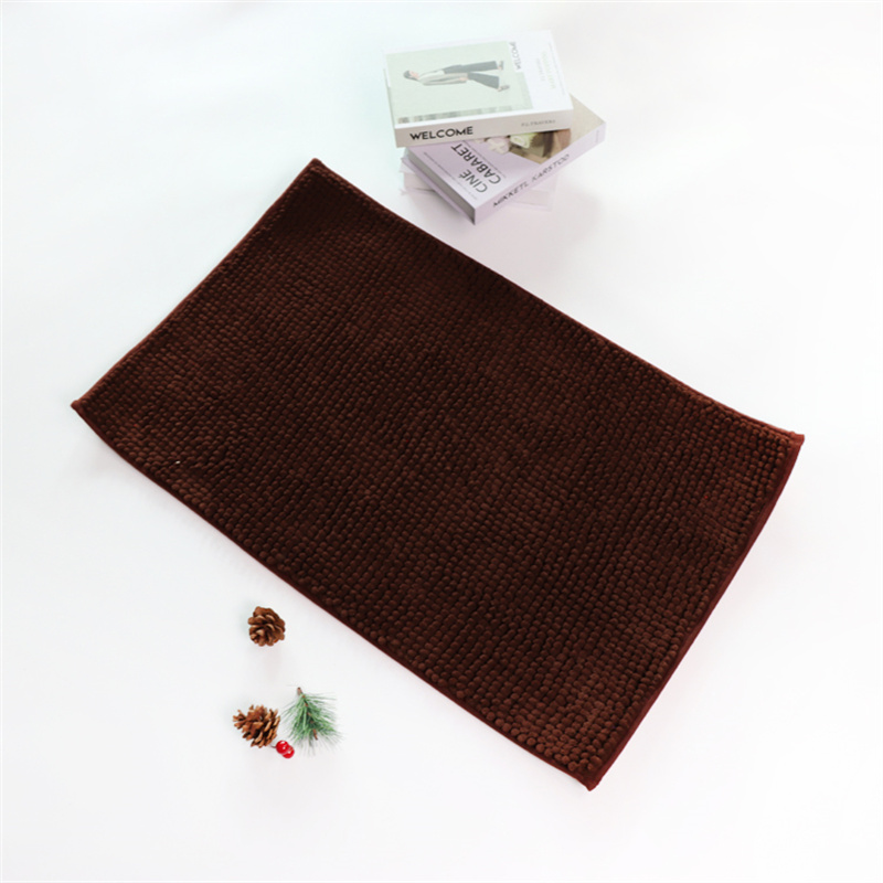 YWYY-02  Bathroom rug Soft, non-slip and absorbent chenille bath rug Beige bathroom rug plush bath mat for the bath