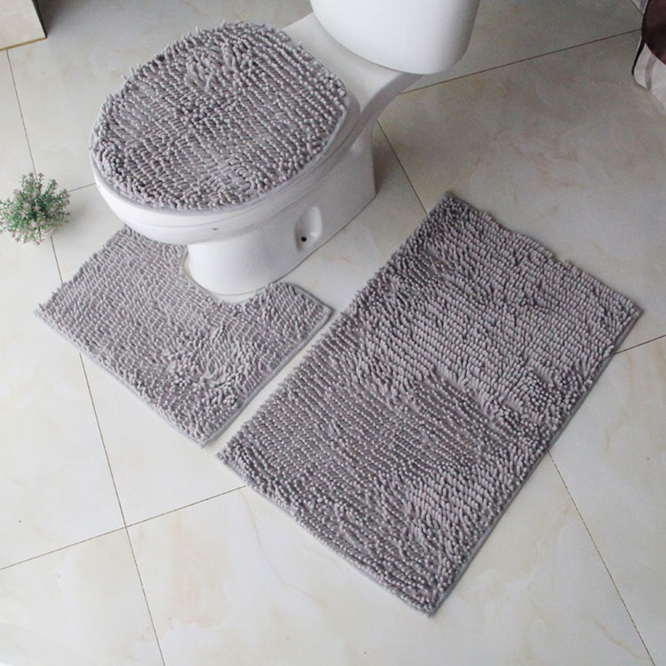 YWYY-01 Bathroom mat chenille bathroom rug microfiber non slip bath mat