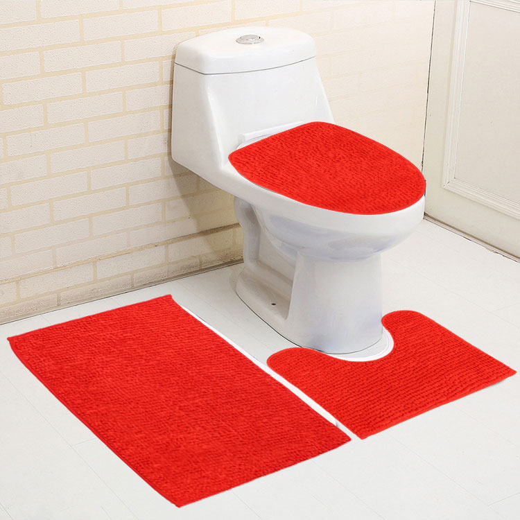 YWYY-01 Bathroom mat chenille bathroom rug microfiber non slip bath mat