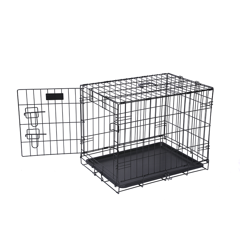 Easy to clean small teddy dog cage cat cage household indoor pet cage with removable tray